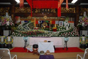 ゆかりの寺院での家族葬